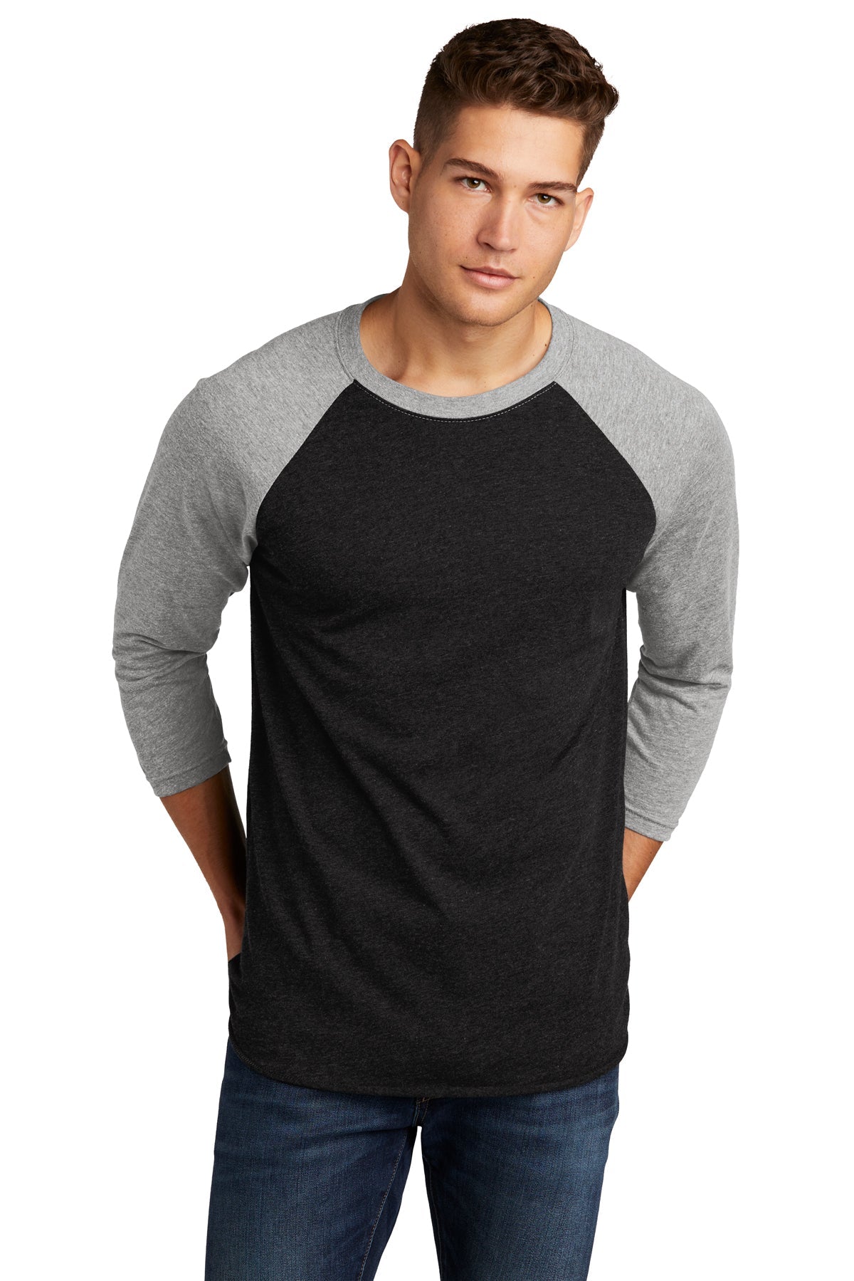 Next Level Apparel Unisex Tri-Blend 3/4-Sleeve Raglan Tee - Premium Comfort & Style