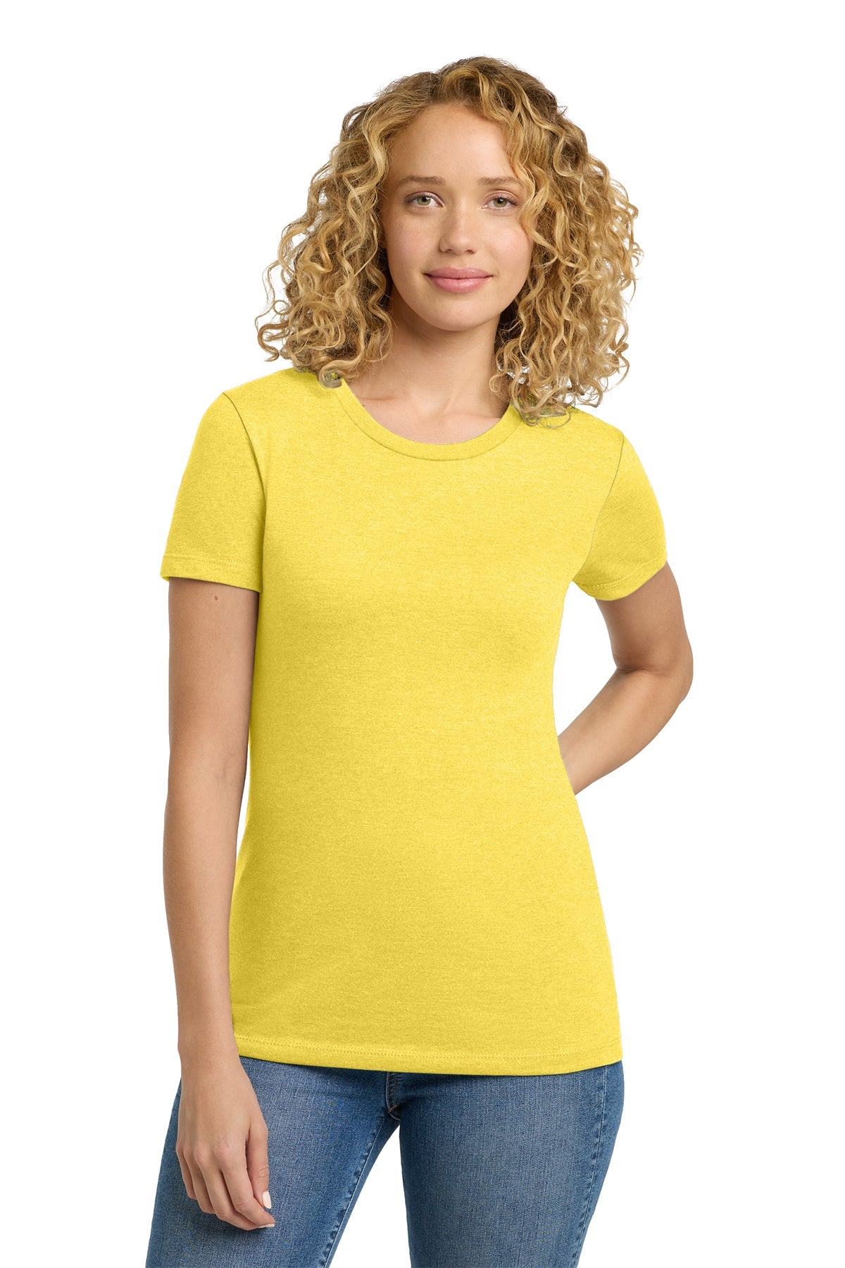 Next Level Apparel Women’s CVC Tee - Fitted, Soft CVC Blend