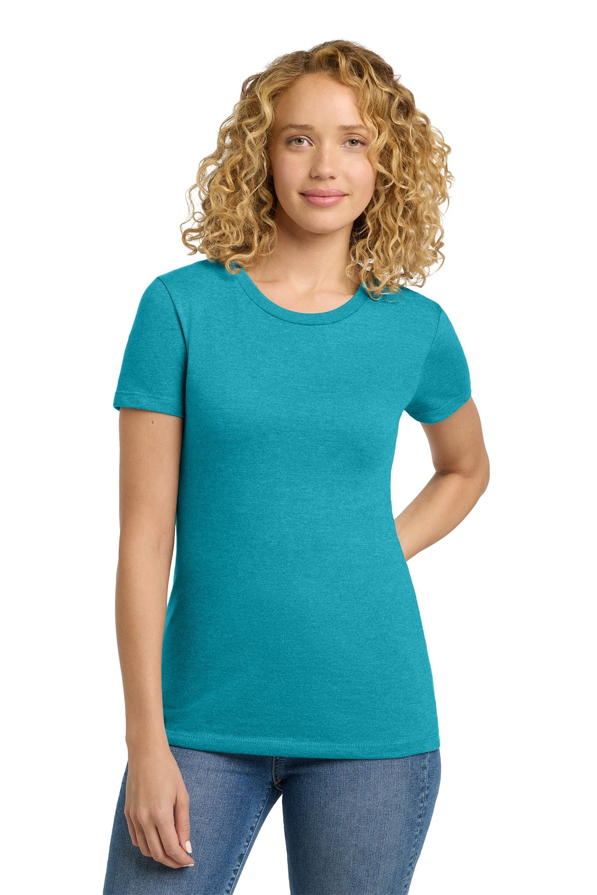 Next Level Apparel Women’s CVC Tee - Fitted, Soft CVC Blend