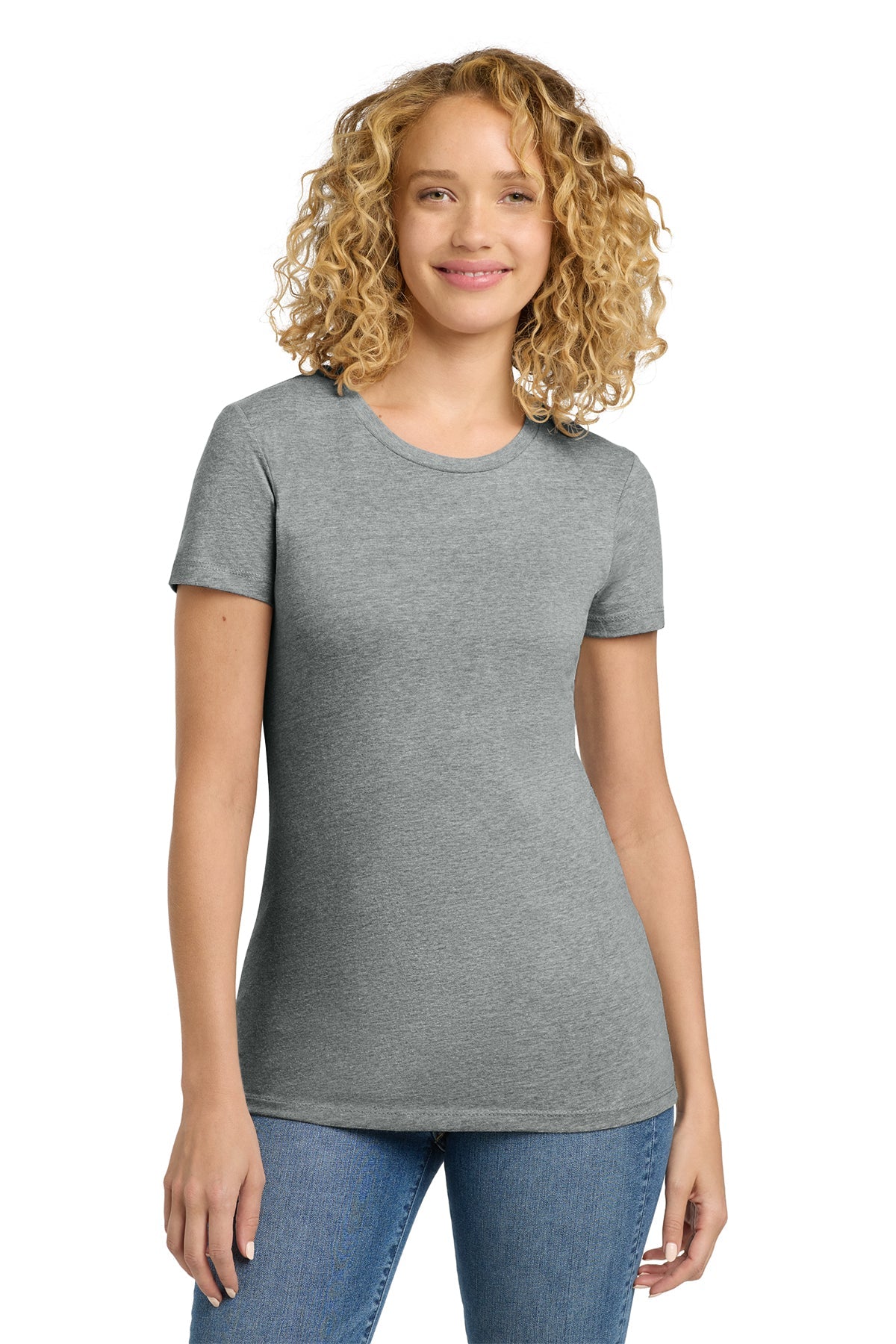 Next Level Apparel Women’s CVC Tee - Fitted, Soft CVC Blend