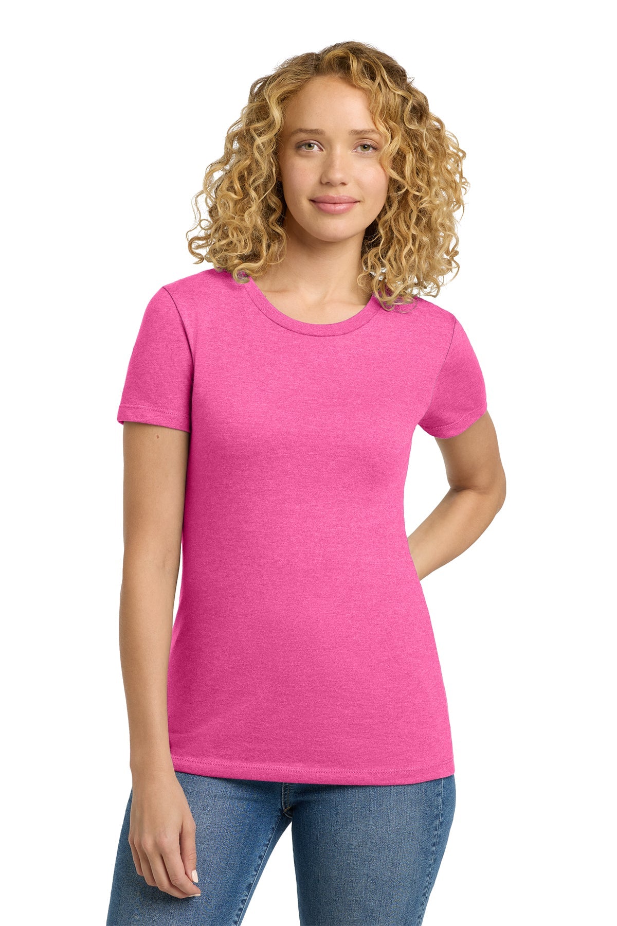 Next Level Apparel Women’s CVC Tee - Fitted, Soft CVC Blend