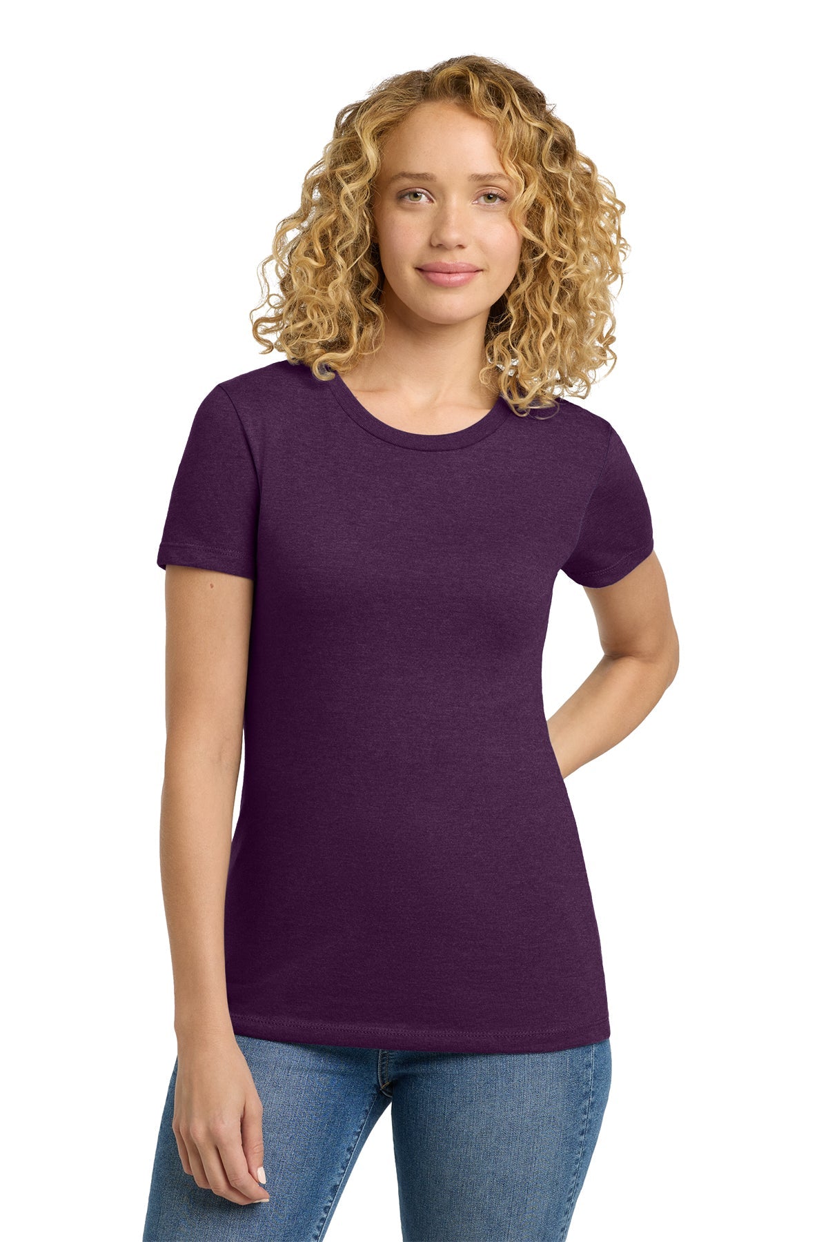 Next Level Apparel Women’s CVC Tee - Fitted, Soft CVC Blend