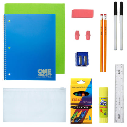 Wholesale Backpacks for Students and 12 Bulk School Supply Kits