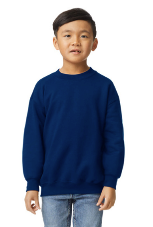 Gildan Youth Heavy Blend Crewneck Sweatshirt – Durable & Comfortable.