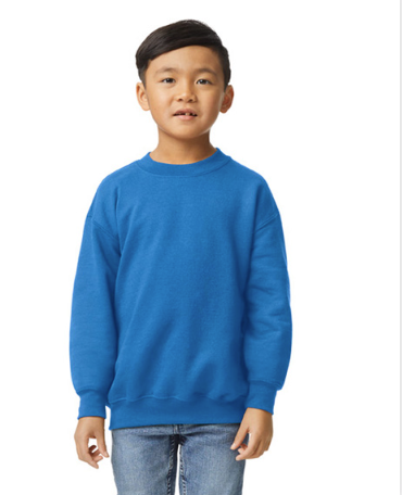 Gildan Youth Heavy Blend Crewneck Sweatshirt – Durable & Comfortable.