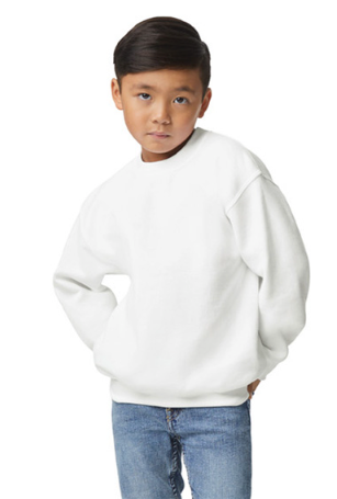 Gildan Youth Heavy Blend Crewneck Sweatshirt – Durable & Comfortable.