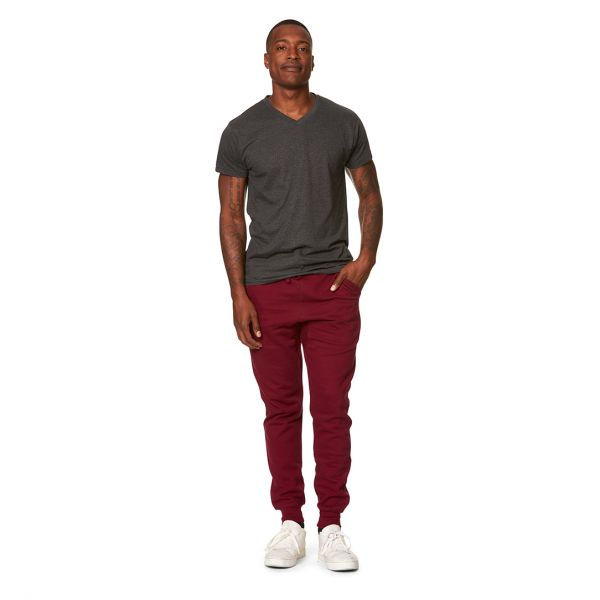 "Adult Fashion Fleece Joggers - Unisex Drop Crotch Tapered Joggers with Ribbed Waistband & Cuffs"