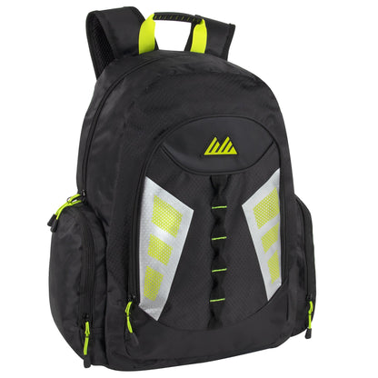 Mountain Edge Multi-Pocket Reflective Backpack 19 Inch Wholesale