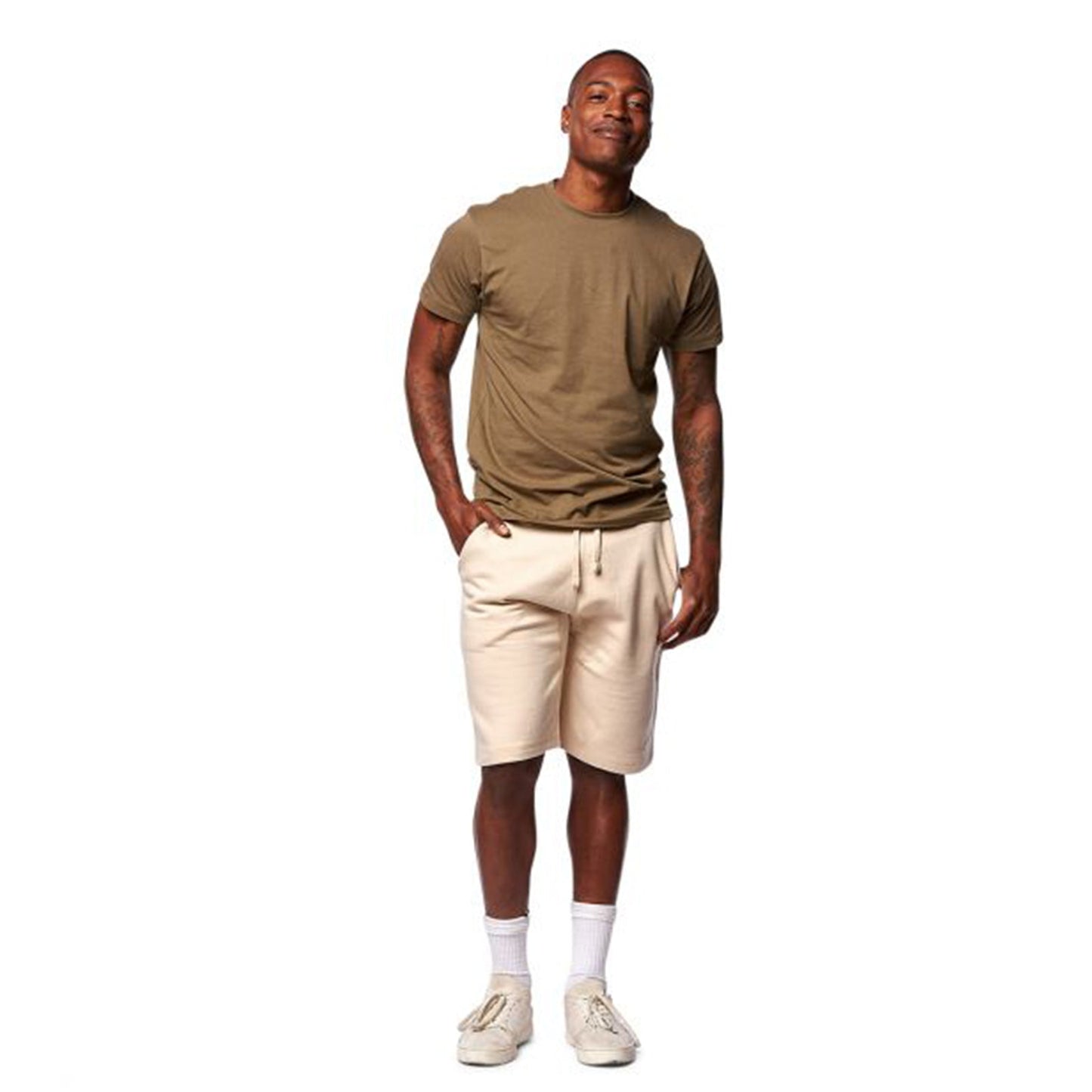 "Smart Blanks Premium Midweight Fleece Shorts - Comfortable & Customizable with Elastic Waistband"