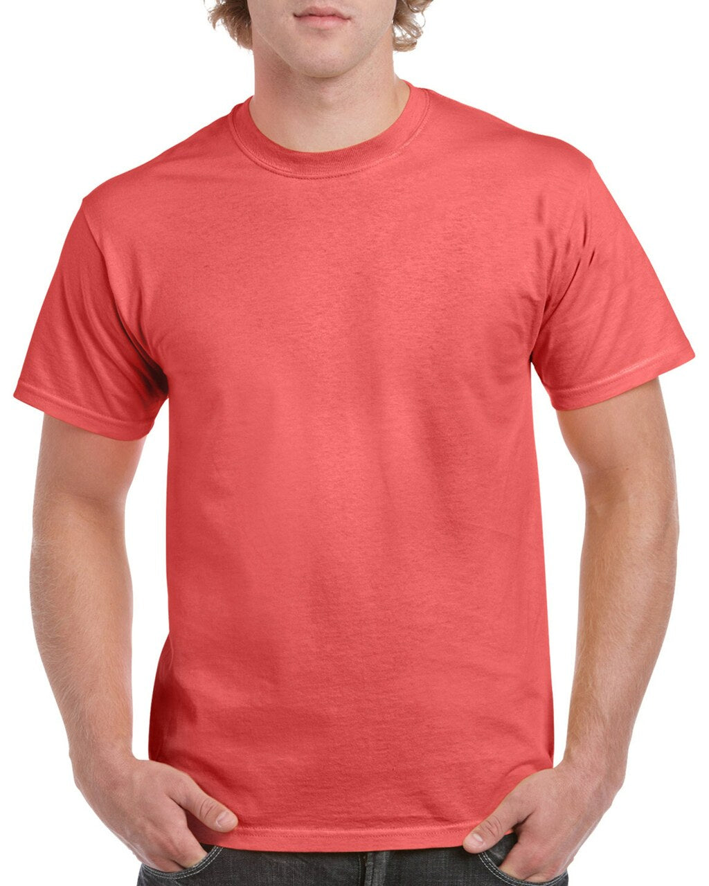 Gildan Heavy Cotton G5000 T-Shirts - 100% US Cotton, Durable Midweight Fabric, Classic Fit.