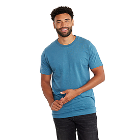 "SmartBlanks Unisex Jersey Short Sleeve CVC Tee - Premium 4.3 oz with Enzyme Wash & Tear-Away Label"