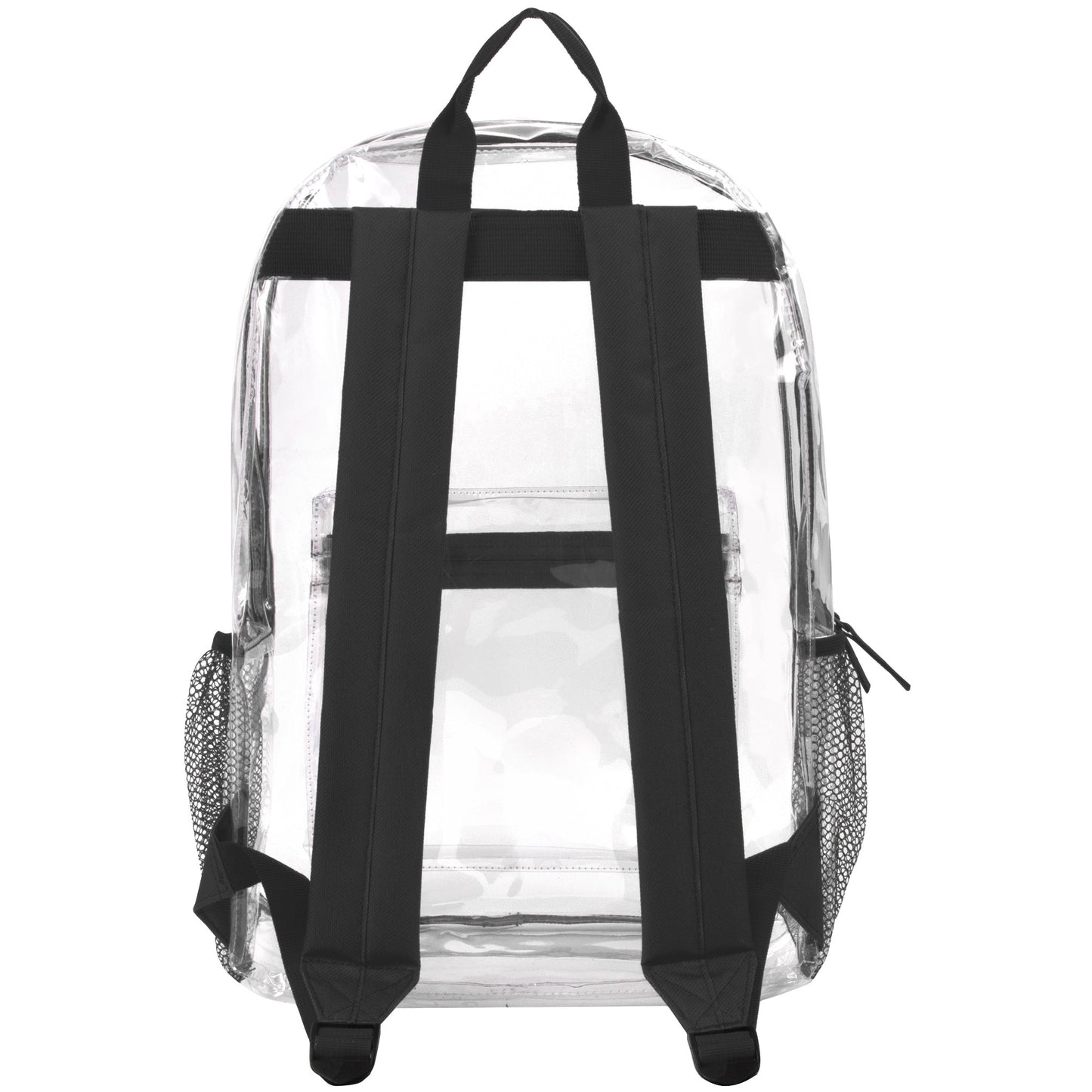 Wholesale Classic 17 Inch Clear Backpack - Black