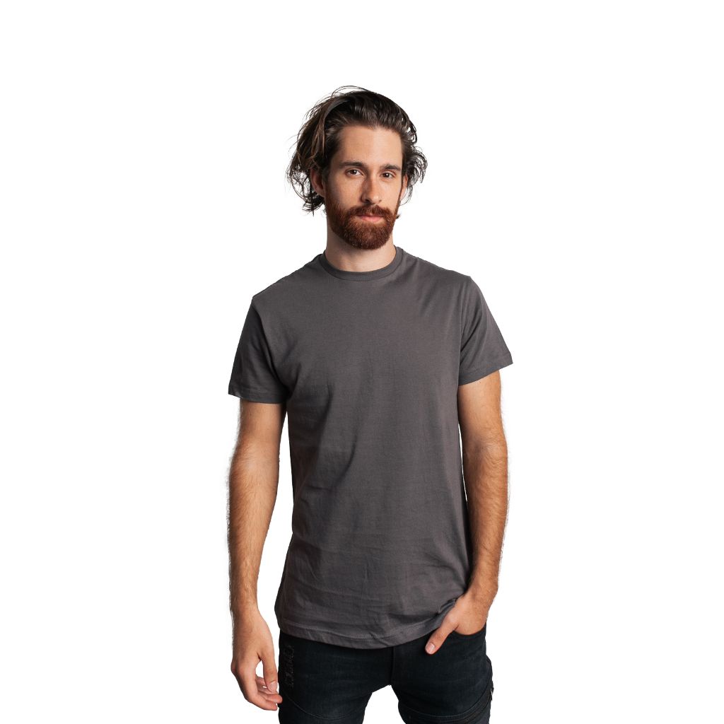 "Adult Short Sleeve Soft-Style T-Shirt – 100% Ring-Spun Cotton, Retail Fit, Tear Away Label"