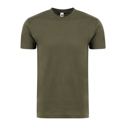 "Adult Short Sleeve Soft-Style T-Shirt – 100% Ring-Spun Cotton, Retail Fit, Tear Away Label"