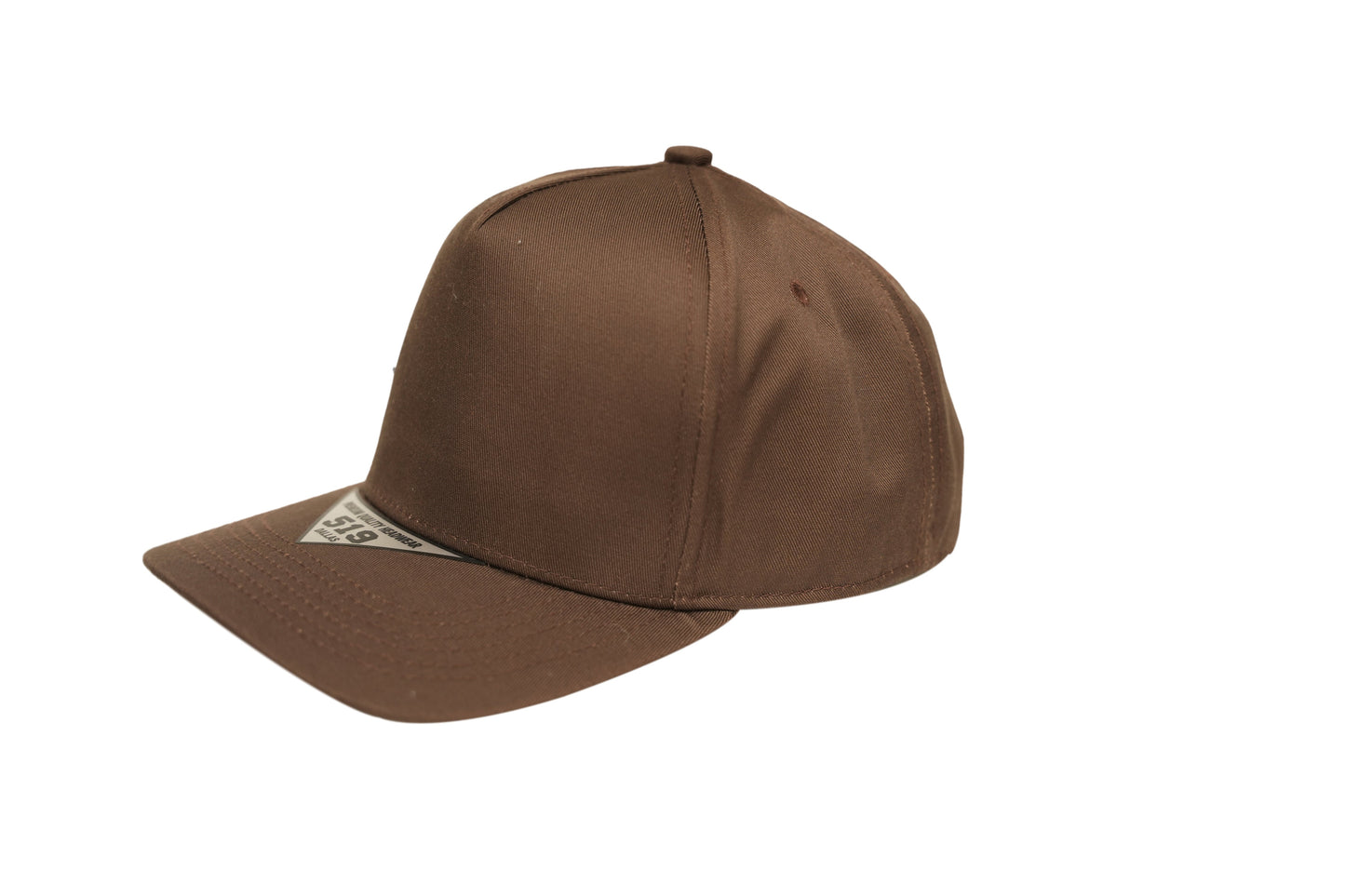 519 Blank Plain Cotton Twill Five Panel Pro Style Cap