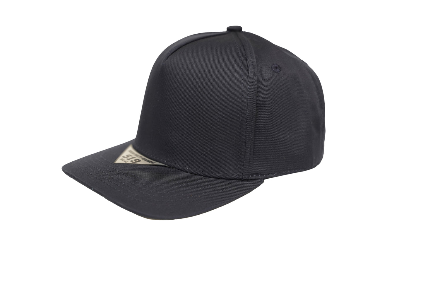 519 Blank Plain Cotton Twill Five Panel Pro Style Cap