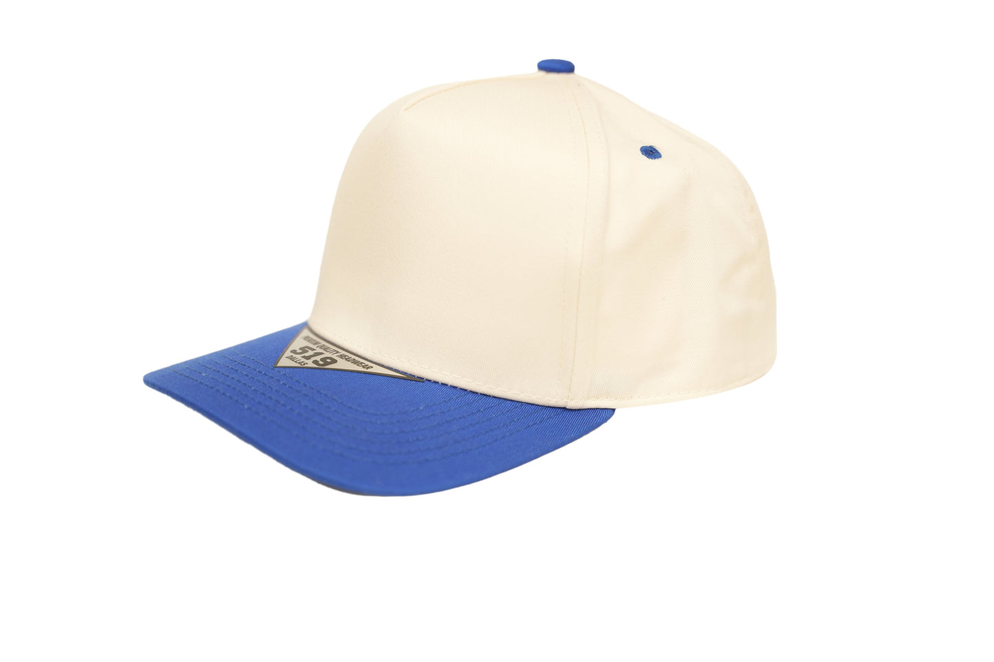 519 Blank Plain Cotton Twill Five Panel Pro Style Cap