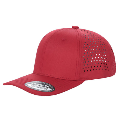 Kamel 804 5 Panel High Crown Slight Curve Trucker Snapback Cap