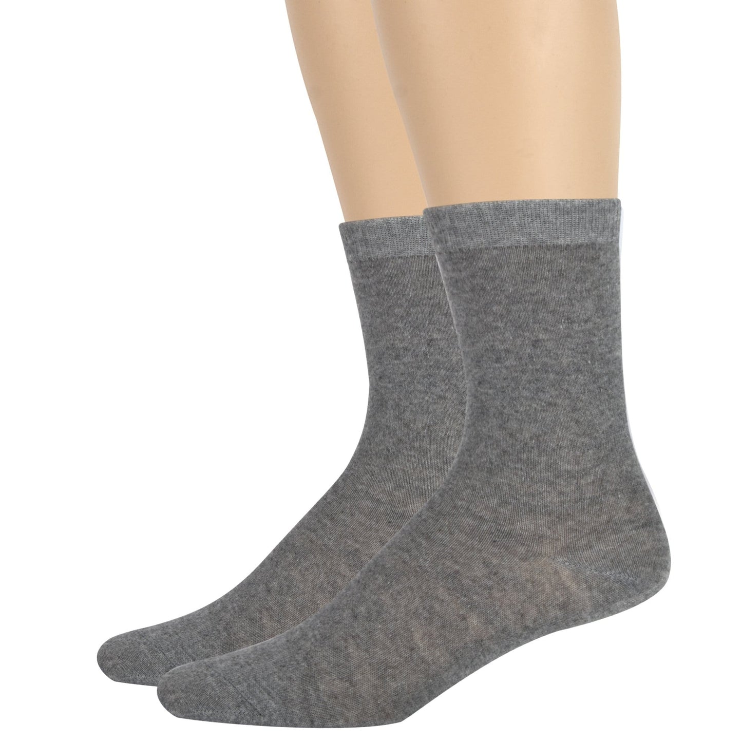 Women's Solid Crew Socks Wholesale