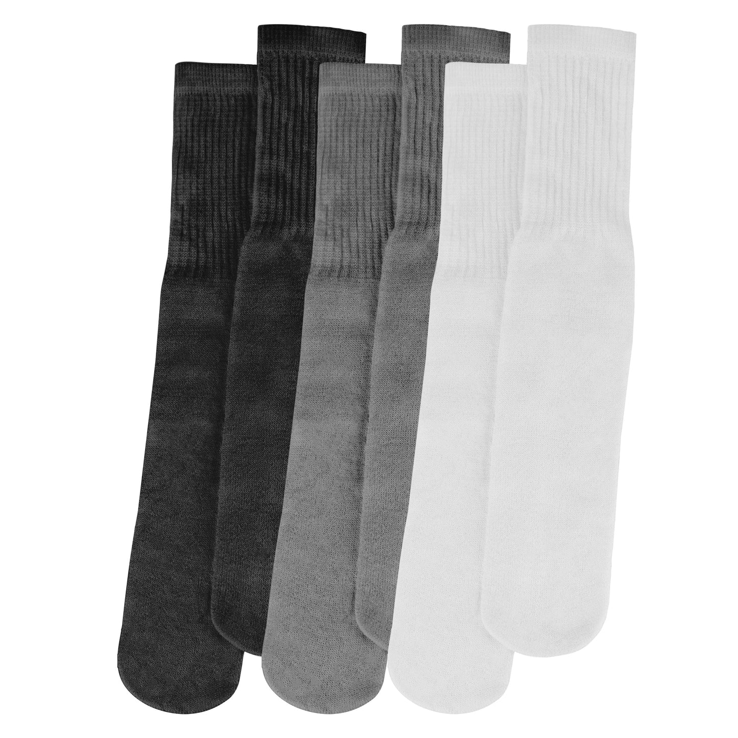 Men's Solid Tube Socks Wholesale