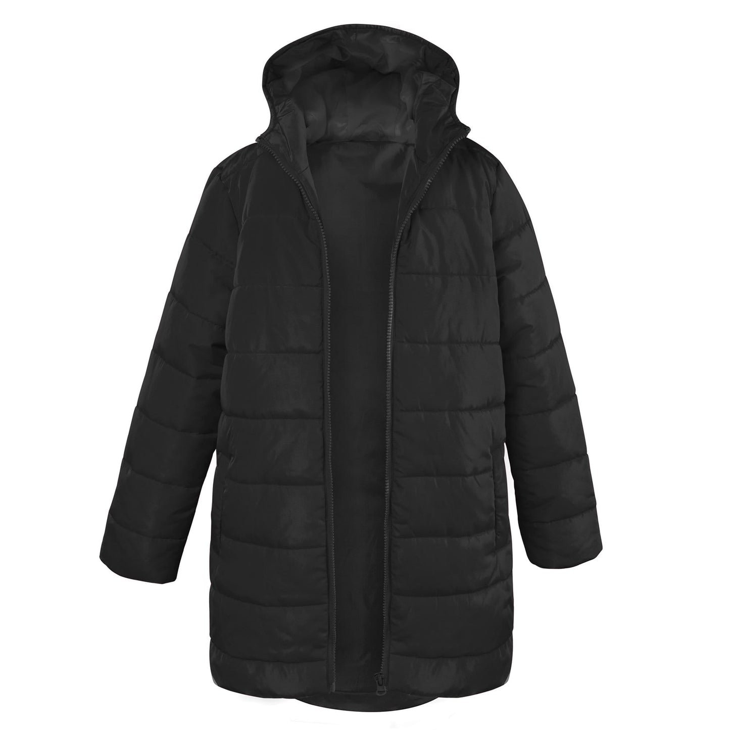 Youth Hooded Puffer Winter Coat - 3 Colors Wholesale