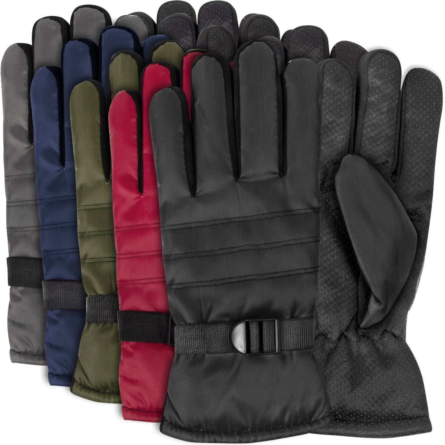 Adult Insulated Winter Gloves Assorted Wholesale