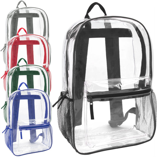 Wholesale Clear Backpack - 5 Colors