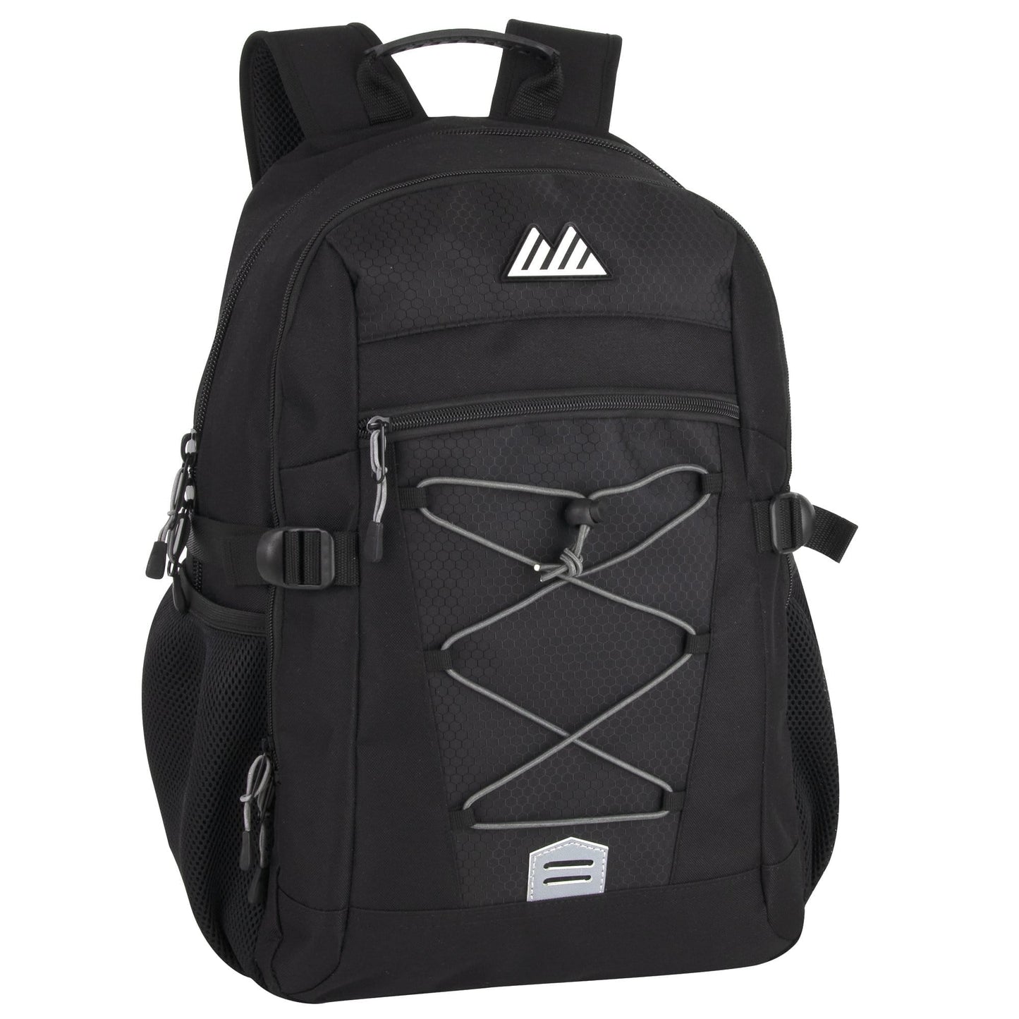 Bungee Jacquard Cord Backpack With Padded Laptop Section Wholesale