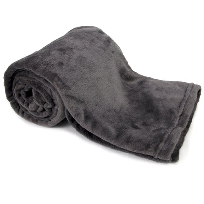 Teddy Fleece Throw Blankets 50" x 60" Wholesale