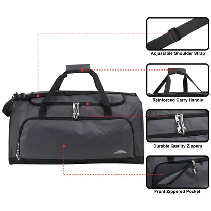 Wide-Pocket Duffle Bags 24 Inch NoveltiesMart Wholesale