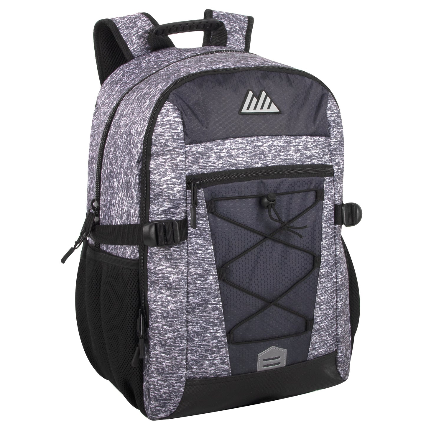 Mountain Edge Heather Bungee Cord Backpack w Padded Laptop Wholesale