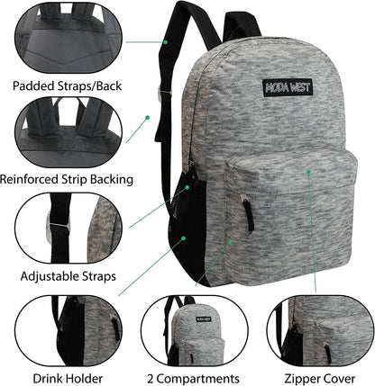 Wholesale Backpacks for Students and 12 Bulk School Supply Kits