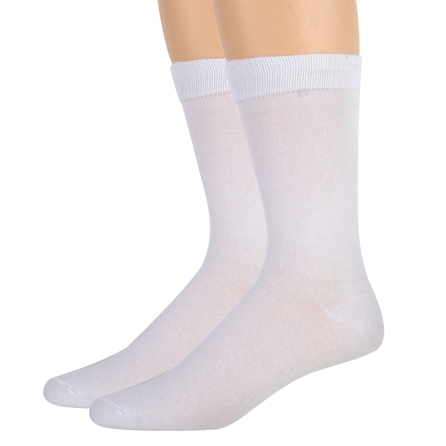 Men's Solid Crew Socks NoveltiesMart Wholesale