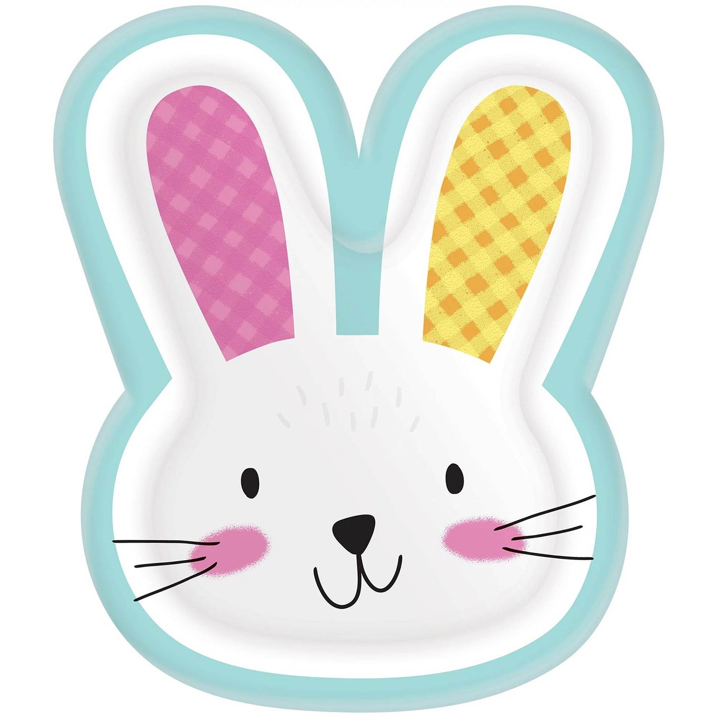 Bunny Shaped Plates 10.5" (8 PACK)