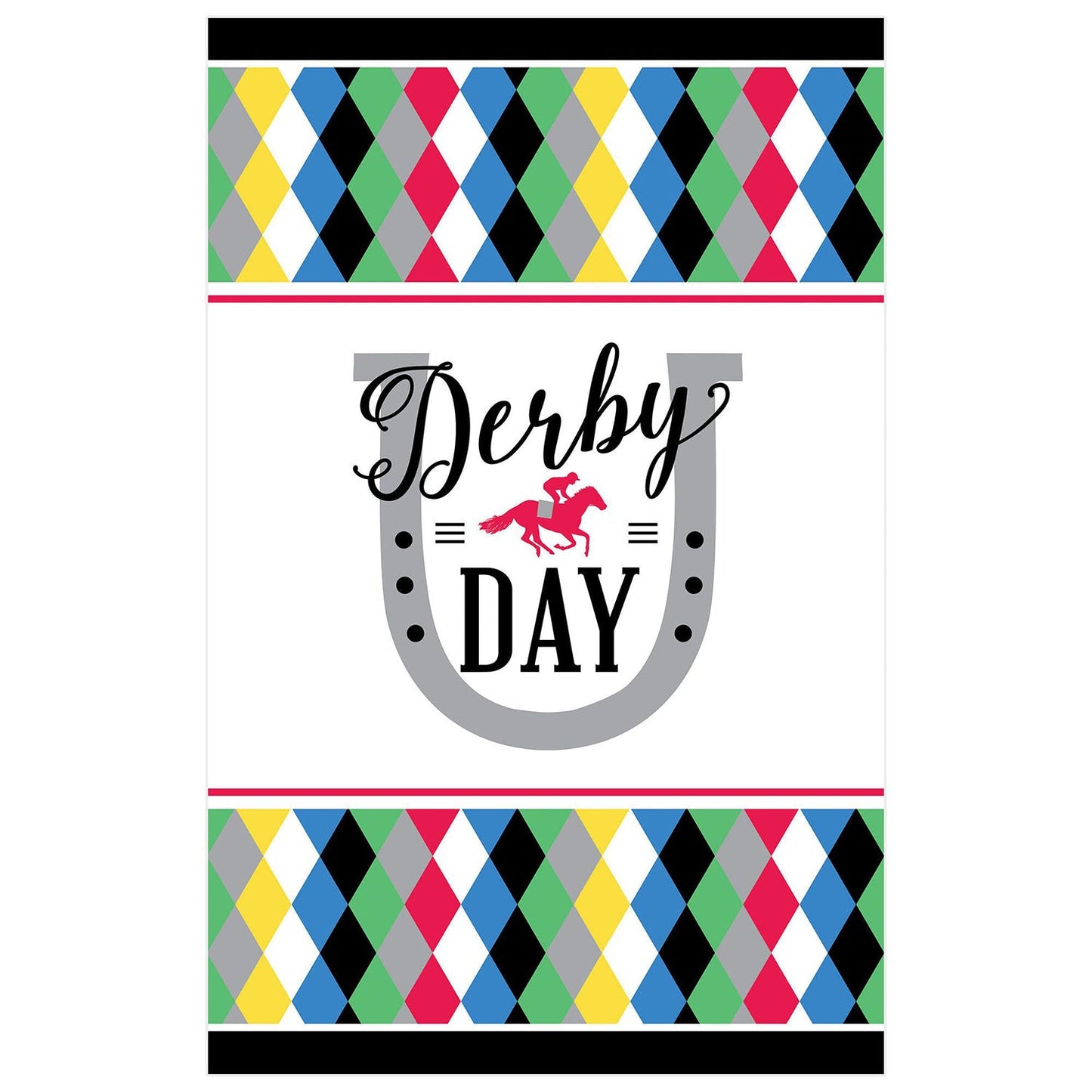 Derby Day Paper Tablecover 54" x 102"