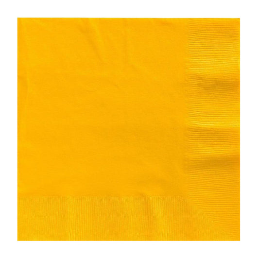 Dinner Napkins - Yellow (40 PACK)