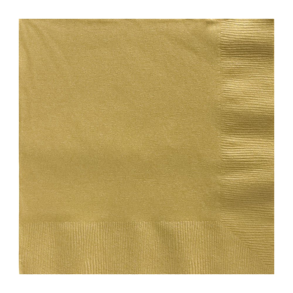 Dinner Napkins - Gold (40 PACK)