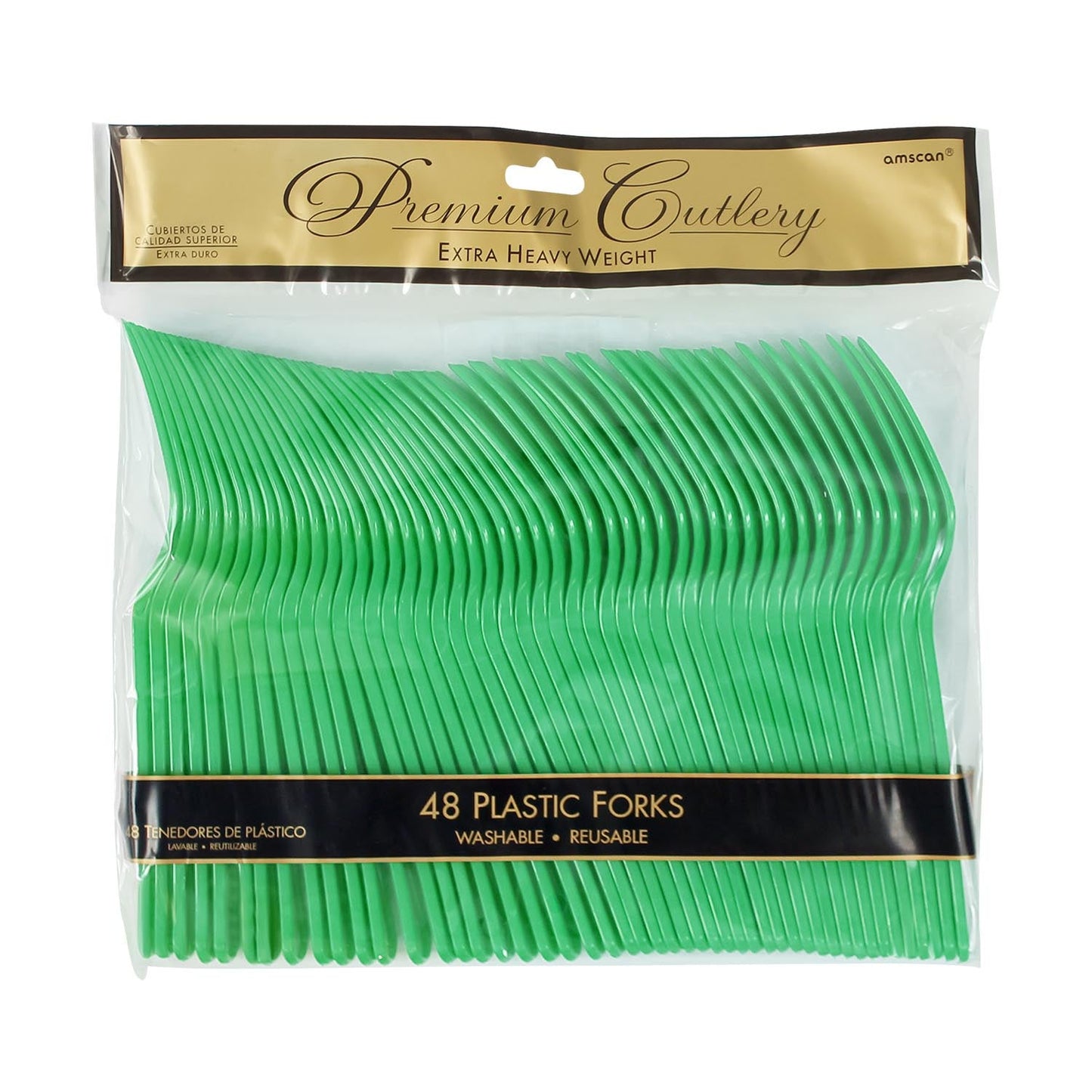 Plastic Forks - Green (48 PACK)