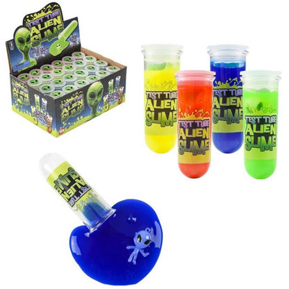 Alien Tube Slime Toy – 3.5 Inches – Wholesale  (Sold By 48 PCS)