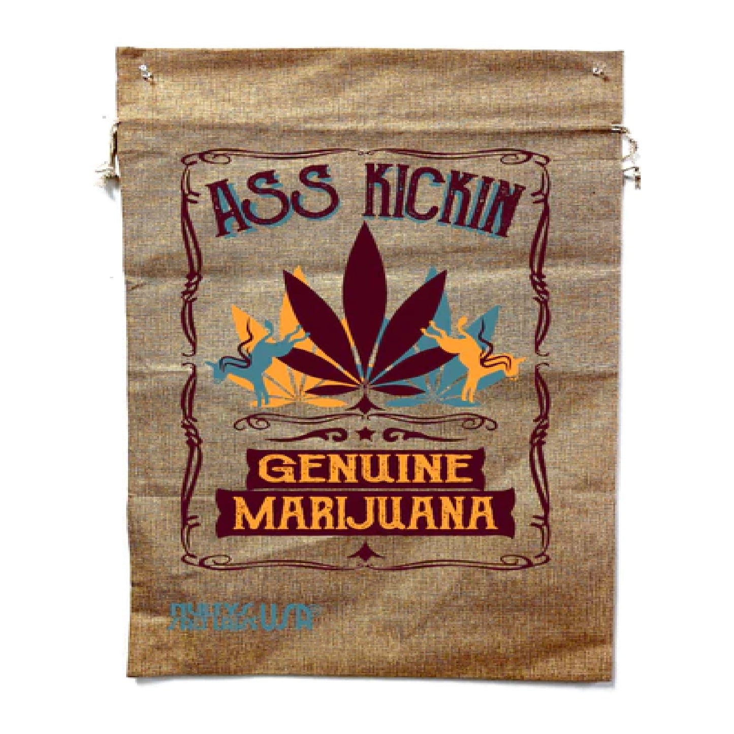 Marijuana Burlap Bag Drawstring Bag Wholesale - NoveltiesMart.com Wholesale