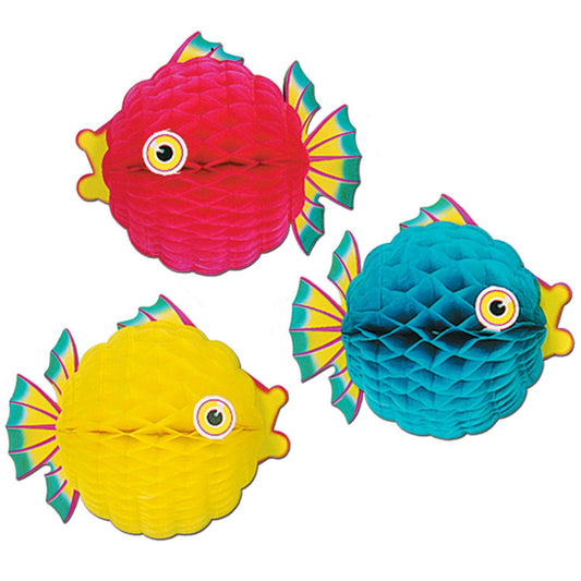 Tissue Bubble Fish 12" (3 PACK)