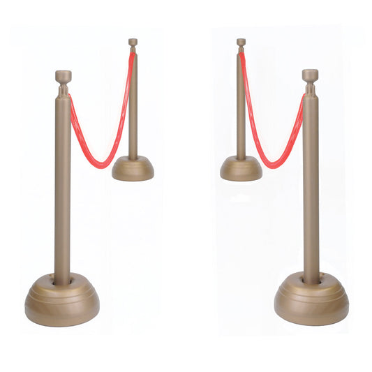 Red Rope Stanchion Set