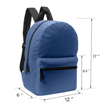 Wholesale 17" Backpacks and 12 Bulk School Supply Kits