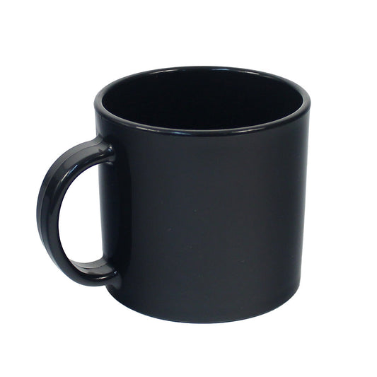 Closeout Black Plastic Mug 14 Oz