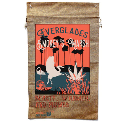 Smokey's Marsh Everglades Marijuana Burlap Bag - NoveltiesMart.com Wholesale