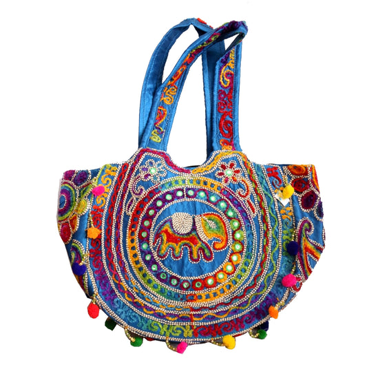 Trendy Colorful Boho Gypsy Ladies Bag for Girls & Women -(Sold By 10 PCS)