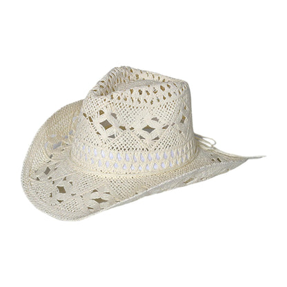 Woven Cowboy Hat with Hat Band - Assorted - NoveltiesMart.com Wholesale