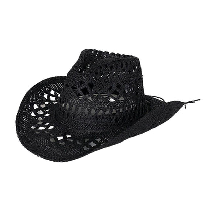 Woven Cowboy Hat with Hat Band - Assorted - NoveltiesMart.com Wholesale