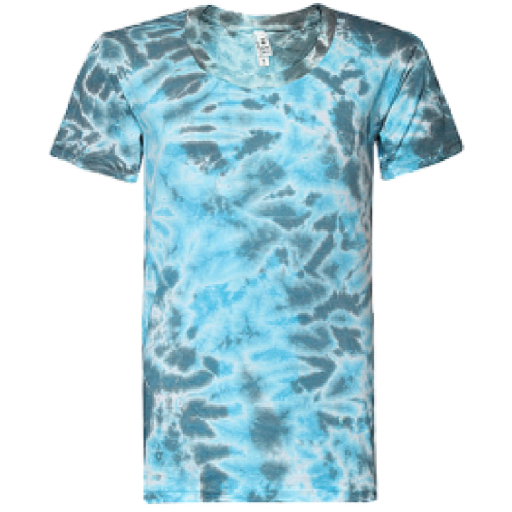 Tie-Dye Blue Lagoon Short Sleeve T-Shirt - Cool & Stylish-Noveltiesmart.com