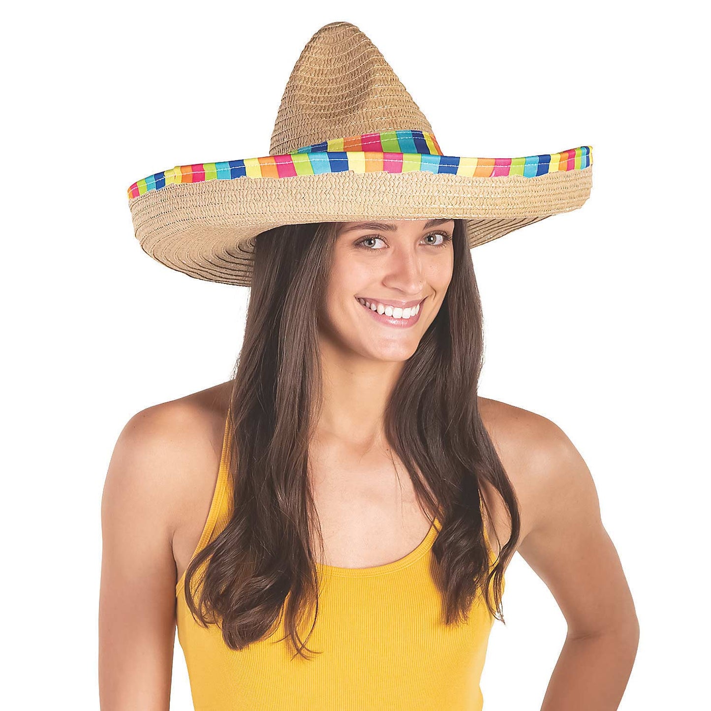 Bright Stripe Sombrero 24"